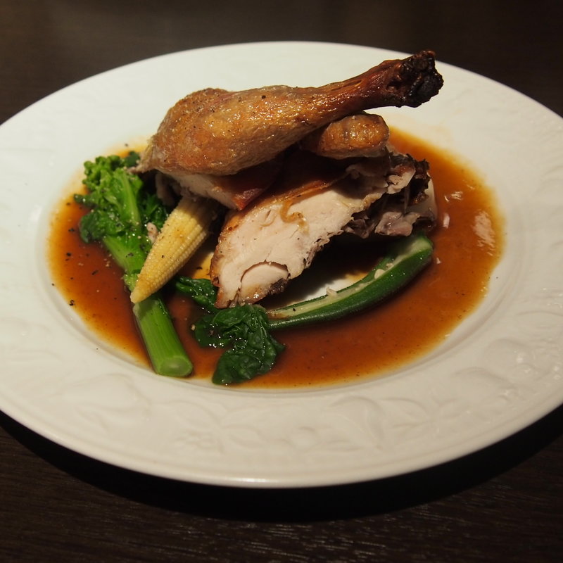 鶏胸肉のロティー(manger trop)