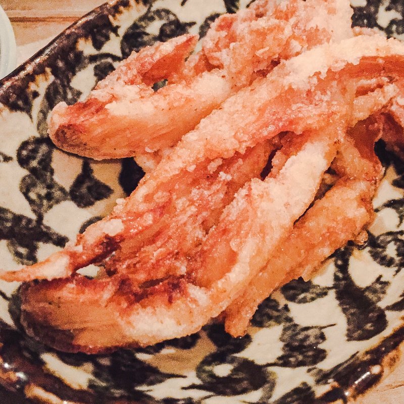 レンコンの叩き揚げ(港町食堂 )