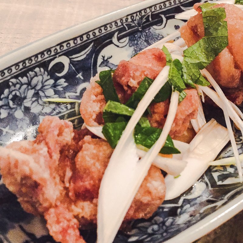 鶏唐揚げのネギポン酢(港町食堂 )