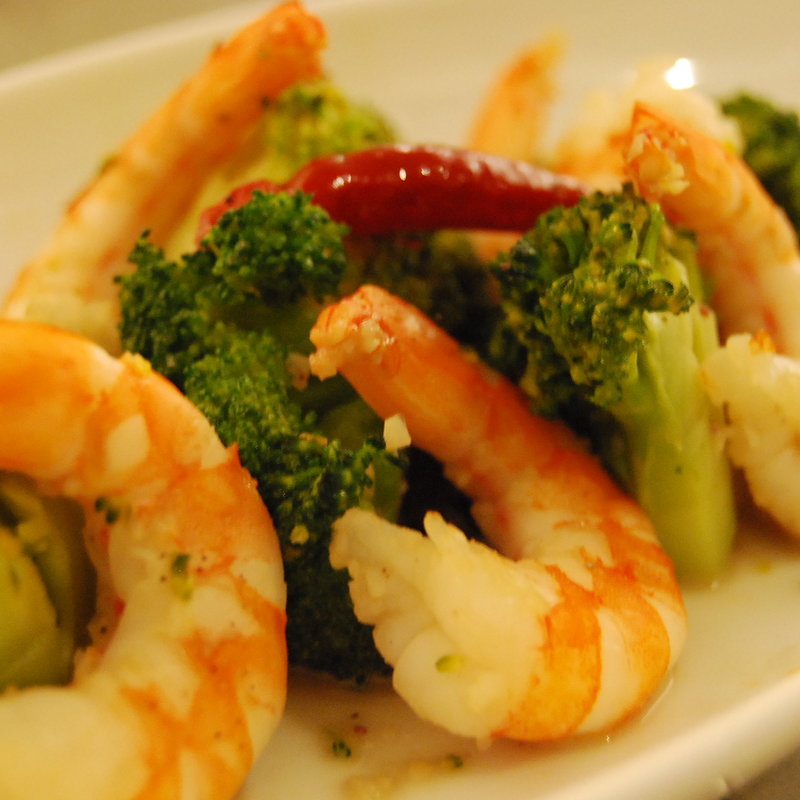 海老とブロッコリーのサラダ仕立て(モロコバー )