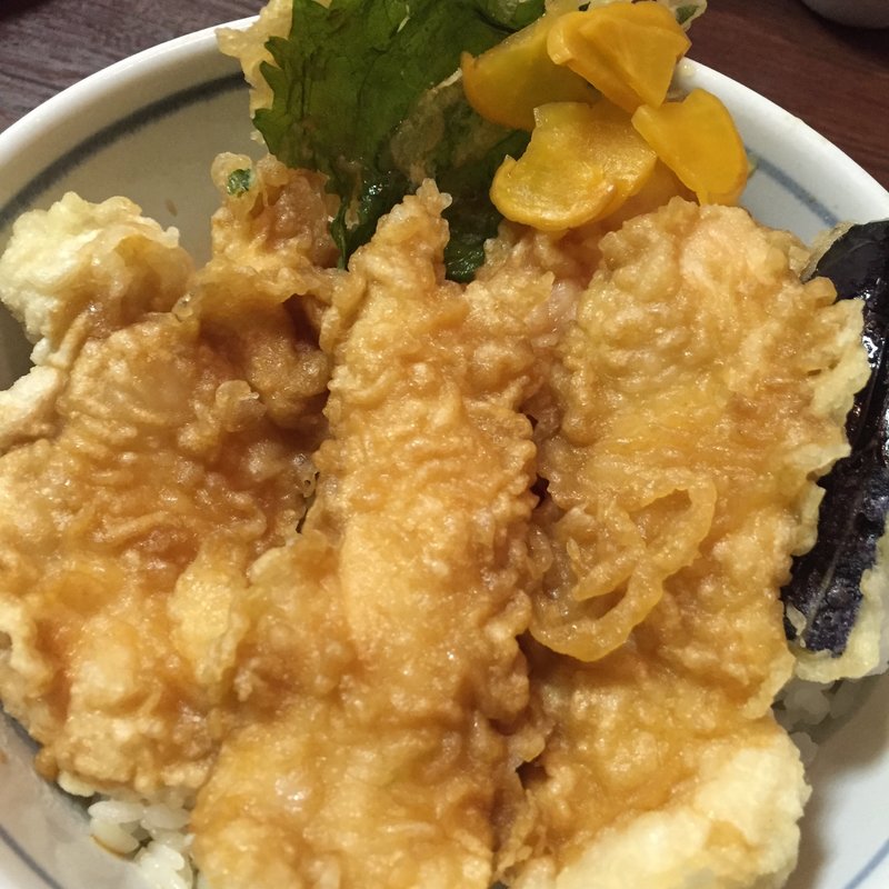 鶏天丼3枚セット(ねぎ太郎 第一ホテル店)