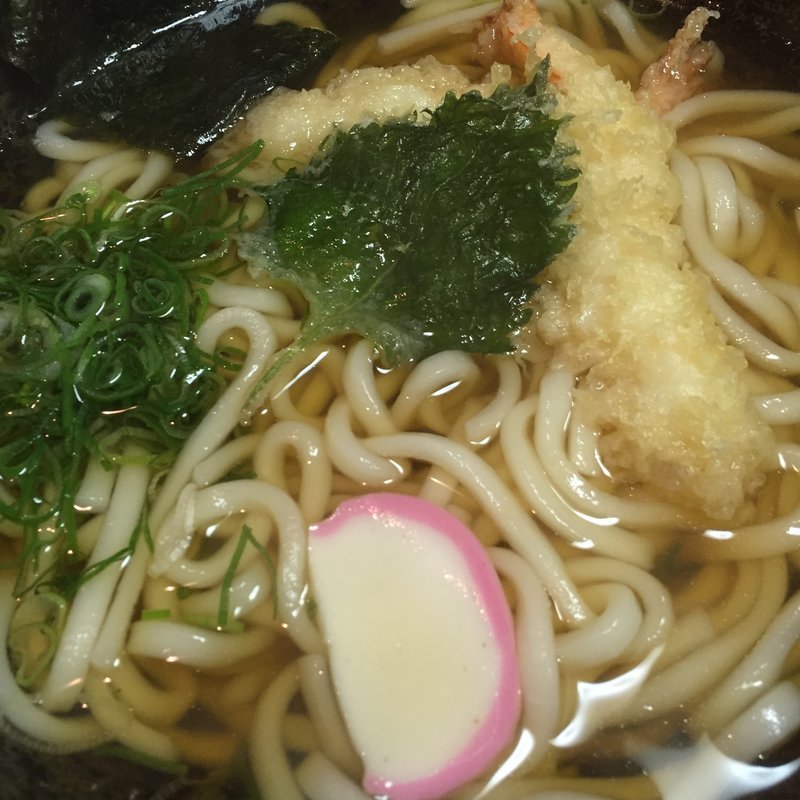 天ぷらうどん(ねぎ太郎 第一ホテル店)