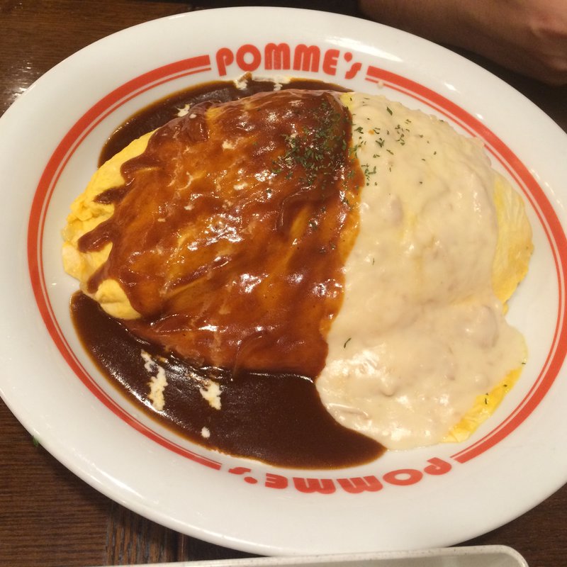 ダブルソースオムライス M(ポムの樹 京都三条店 )