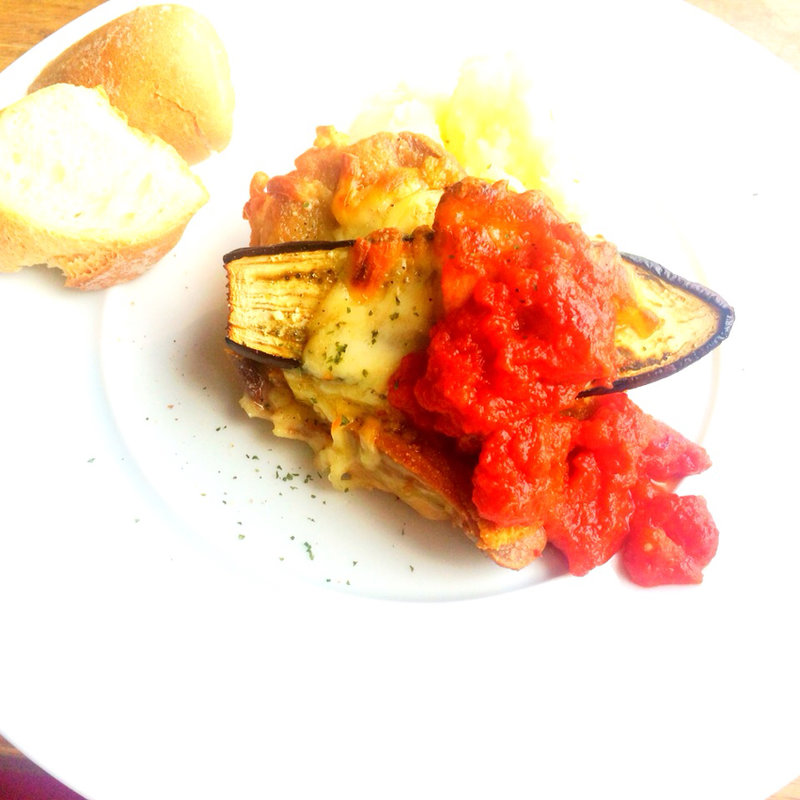 鶏肉と茄子の重ね焼き(ニド・カフェ （Nid CAFE）)