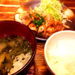 豚ロース生姜焼き膳(博多 なぎの木 青山 )
