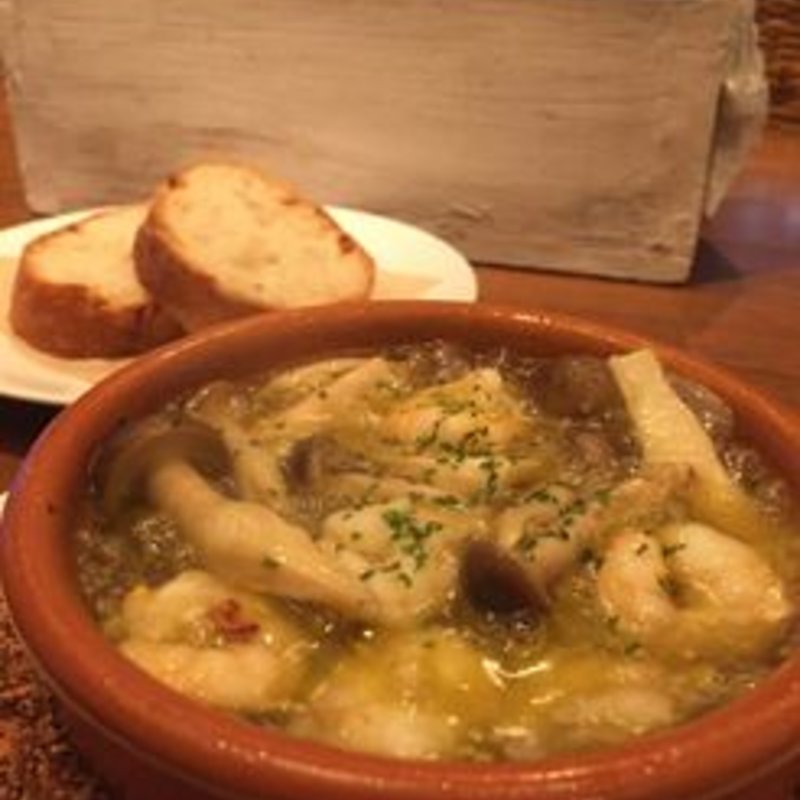 海老とキノコのアヒージョ(グラッシー （Glassy）)