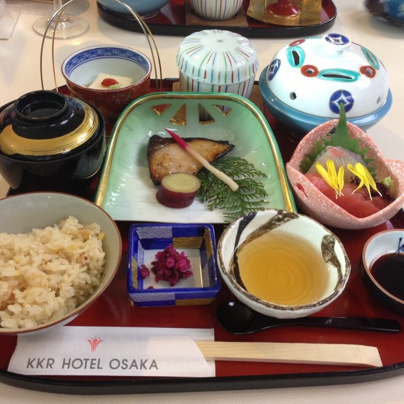 日替わり御膳(KKRホテル大阪 『日本料理 聚楽庵』)