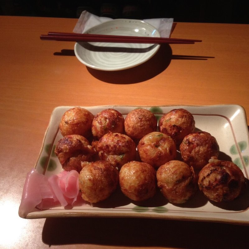 手作りねぎ醤油たこ焼き(龍馬亭)