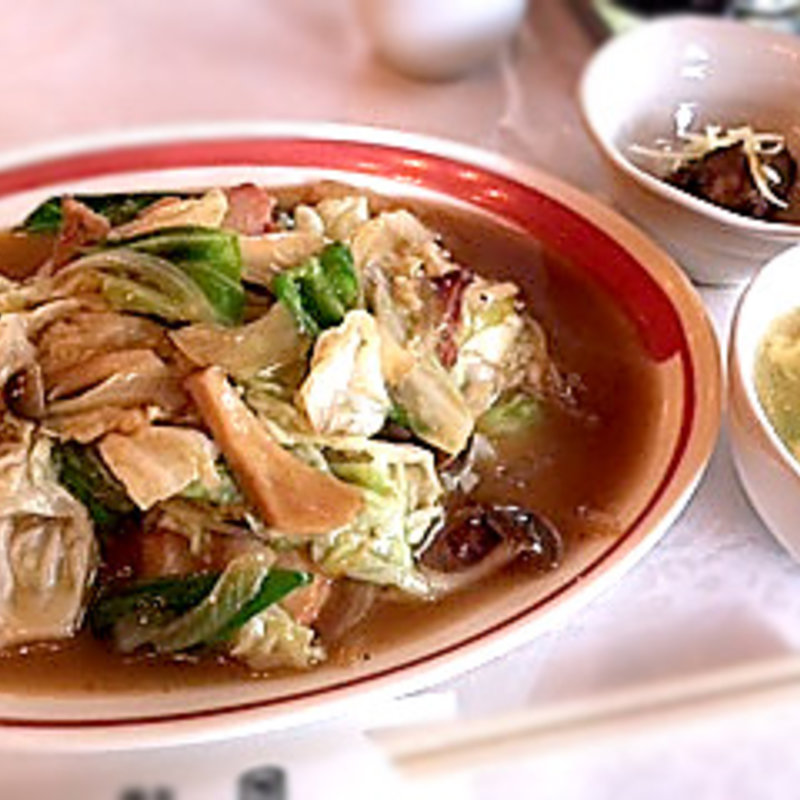 叉焼と野菜炒め(龍鳳(リュウホウ))