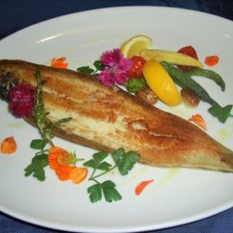 ヒラメの鉄板焼(Trattoria Vino)