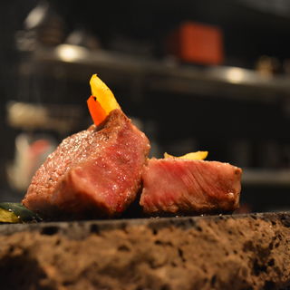 【溶岩焼】和牛　赤身ステーキ(肉ダイニング まーさん )