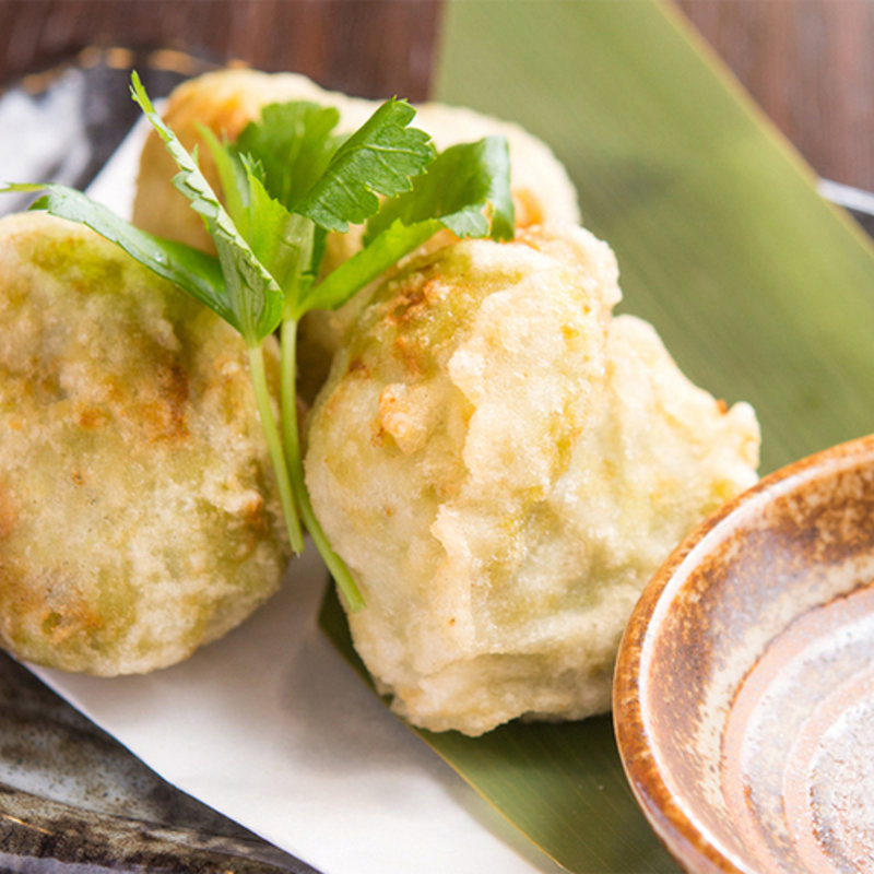 海老アボのクリーム天ぷら(南行徳 彦酉 )