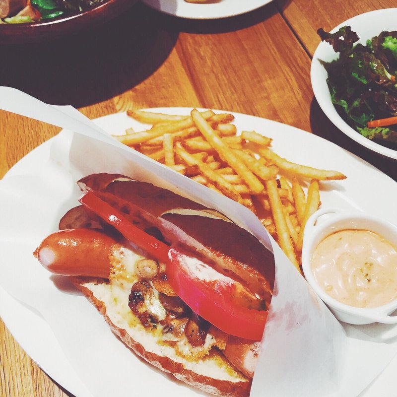 ホットドッグ マッシュルーム&チーズ(シュマッツ)