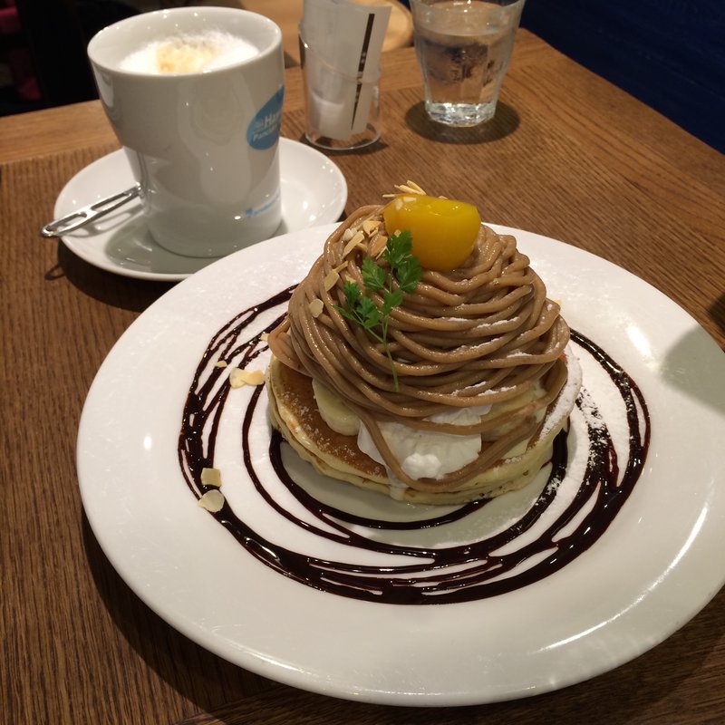 モンブランパンケーキ(ハワイアンパンケーキファクトリーヨドバシ梅田店)