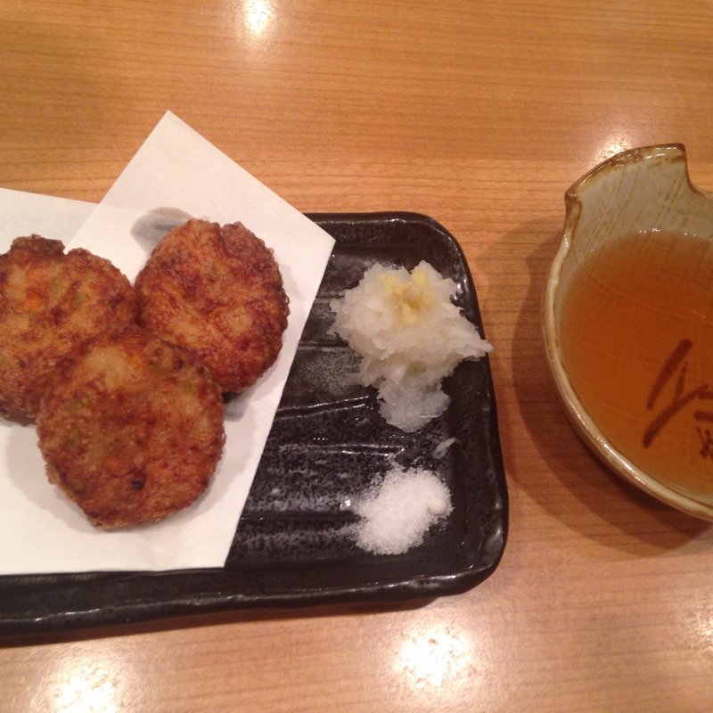 とろろのふわふわ揚げ(里のうどん 藤沢店)