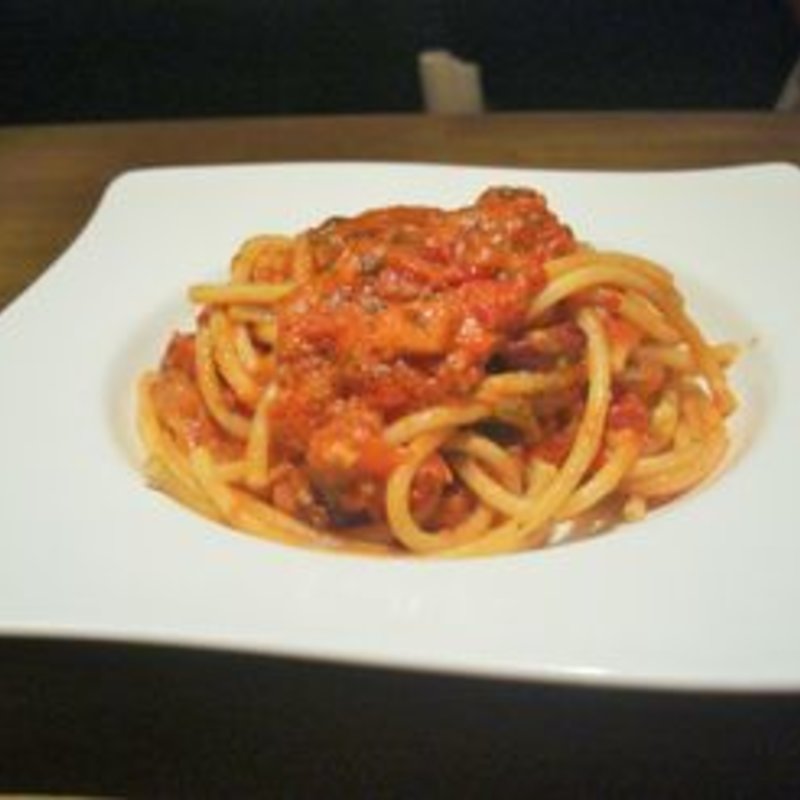 金時豆とハラペーニョのトマトソース(Trattoria Vino)