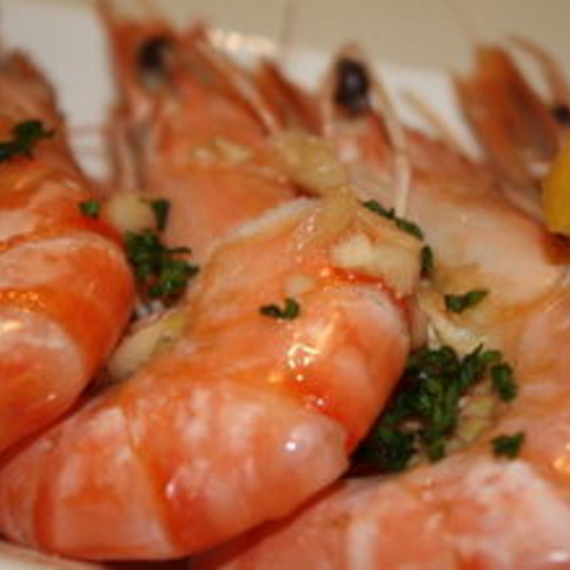 海老の塩ゆで(バル・アキ （Bar Aqui）)