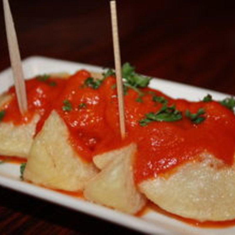 ブラバスソース フライドポテト添え(バル・アキ （Bar Aqui）)