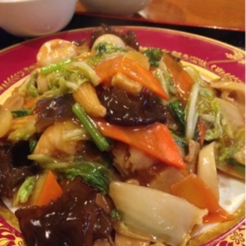 五目焼きそば(中華料理 蘭美亭)