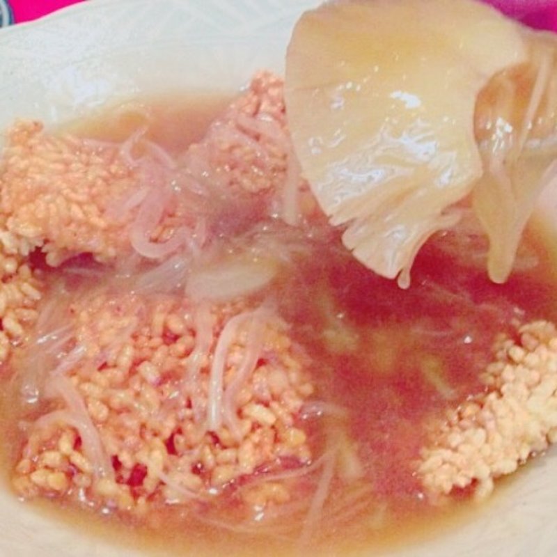 上海フカヒレおこげ(上海家庭料理 大吉)