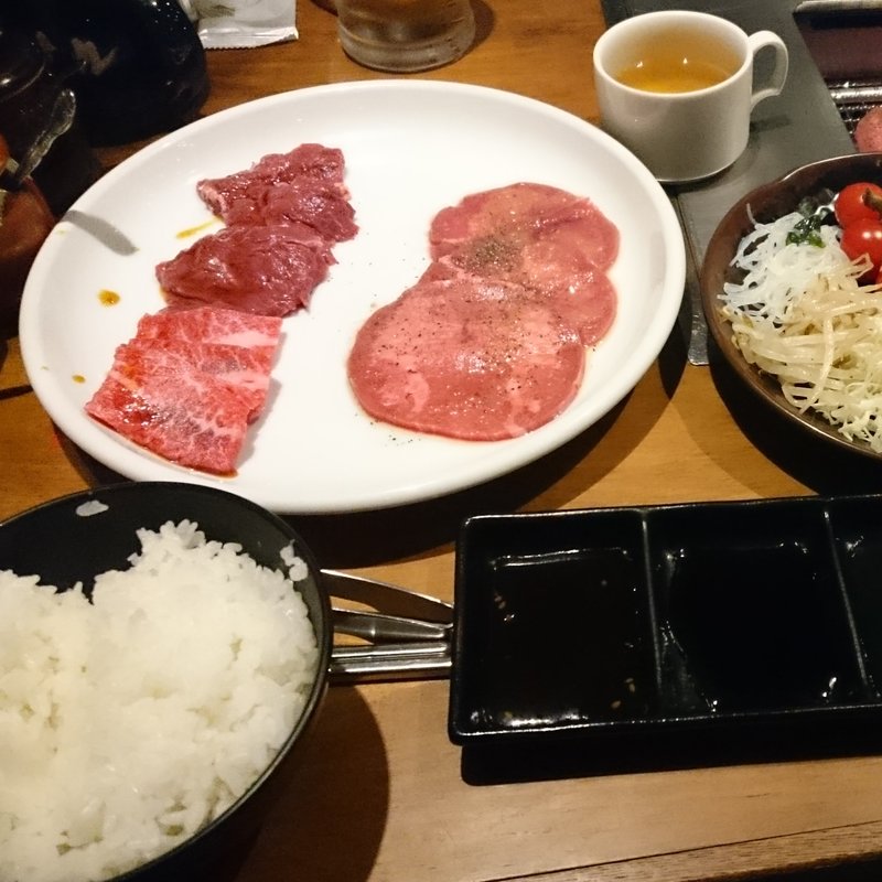 肉汁ジューシー焼肉Cセット（ランチ）(エンマル ららぽーと新三郷店 （BBQ restaurant ENMARU）)