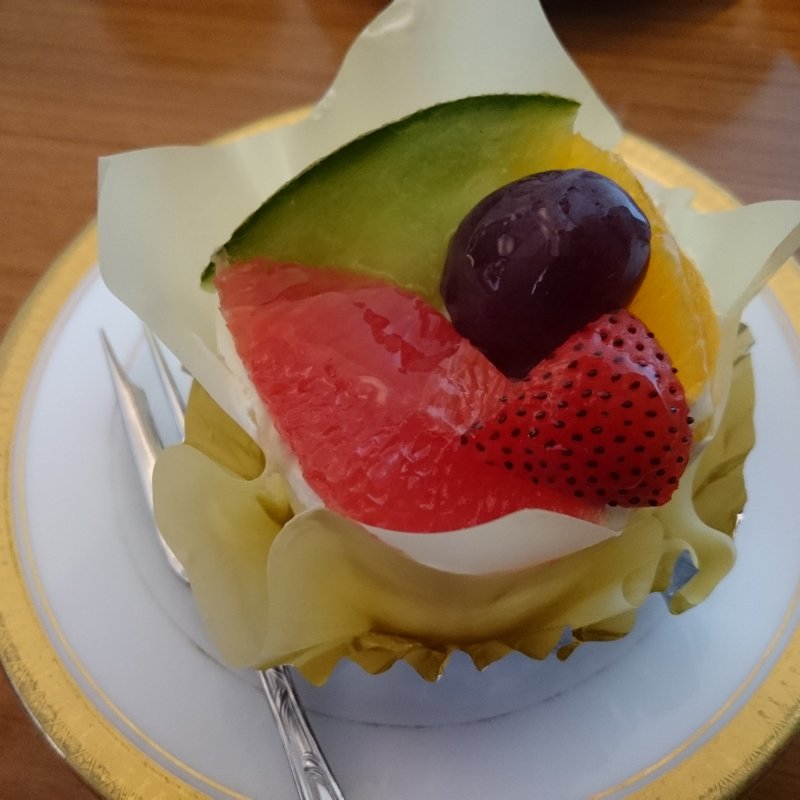 フルーツケーキ（ケーキセット）(丸福珈琲店 ららぽーと新三郷店)