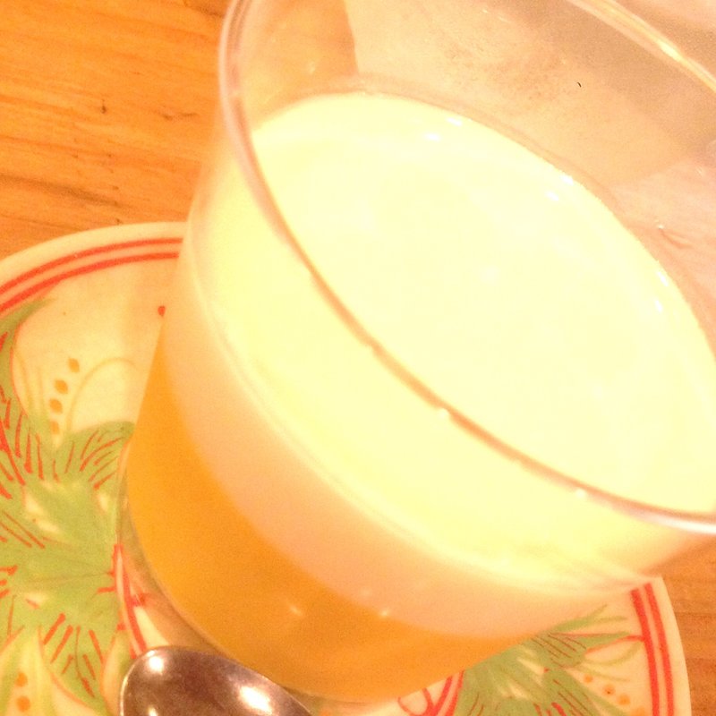 マンゴープリン杏仁(杏's cafe)