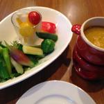 有機野菜のバーニャカウダー(たまな食堂 Natural-shift Kitchen 麹町店 （【旧店名】たまな咖喱）)