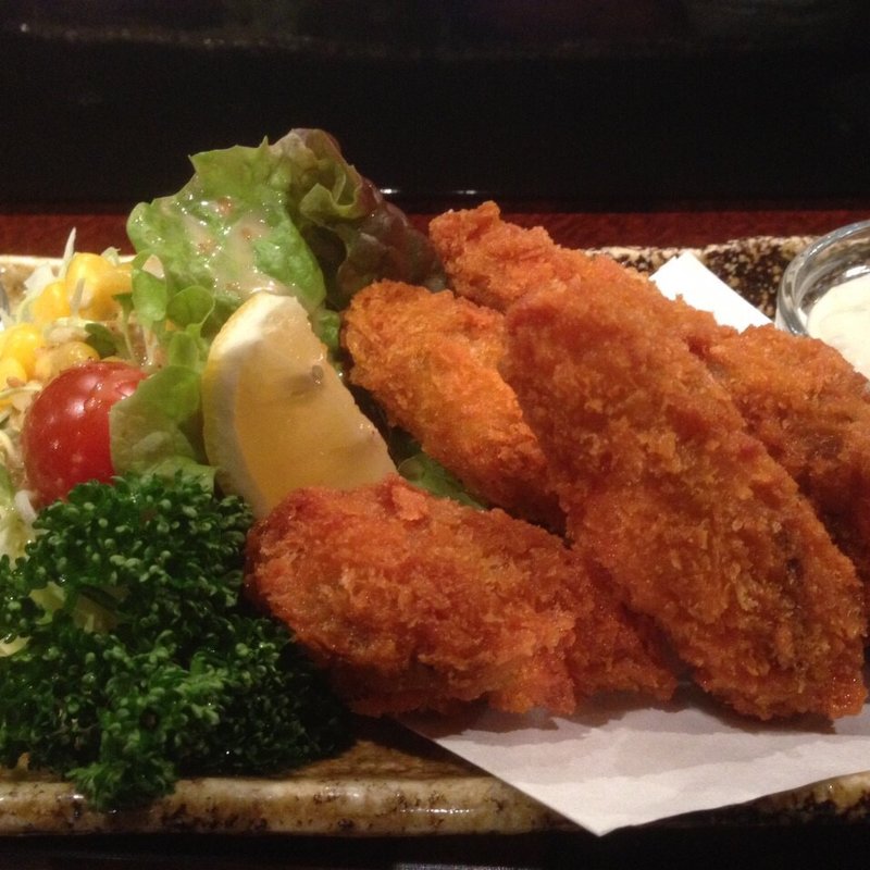 カキフライ(活魚居酒屋 京橋ぽんぽこりん)