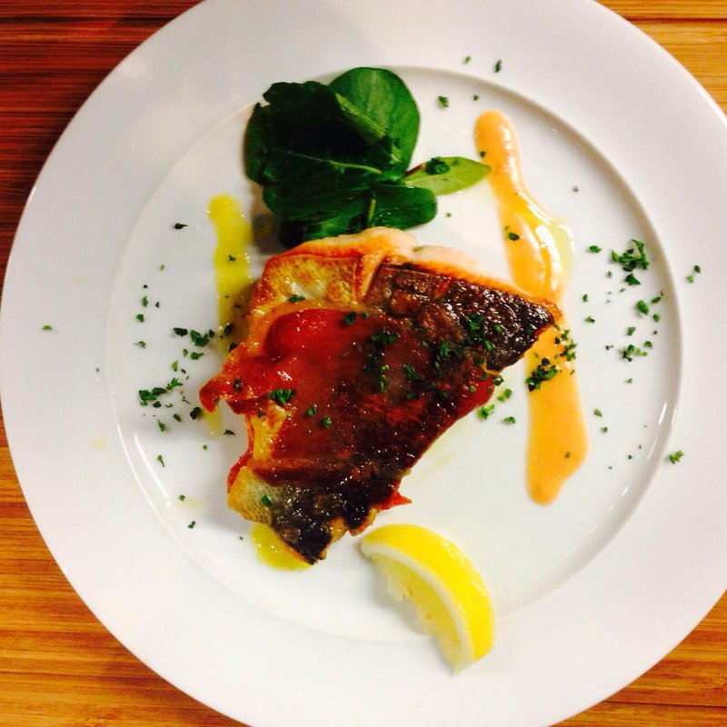 サワラの照り焼き(魚介専門スペイン料理 マリスケリア ソル)