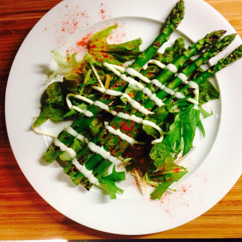 アスパラガスのグリル(魚介専門スペイン料理 マリスケリア ソル)