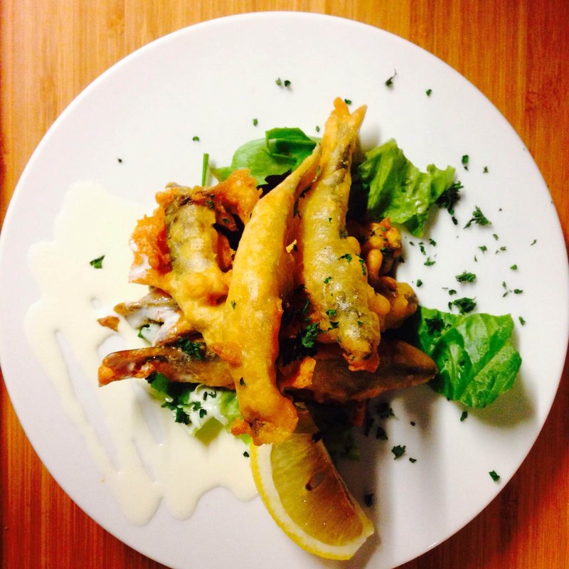 イワシのフライ(魚介専門スペイン料理 マリスケリア ソル)