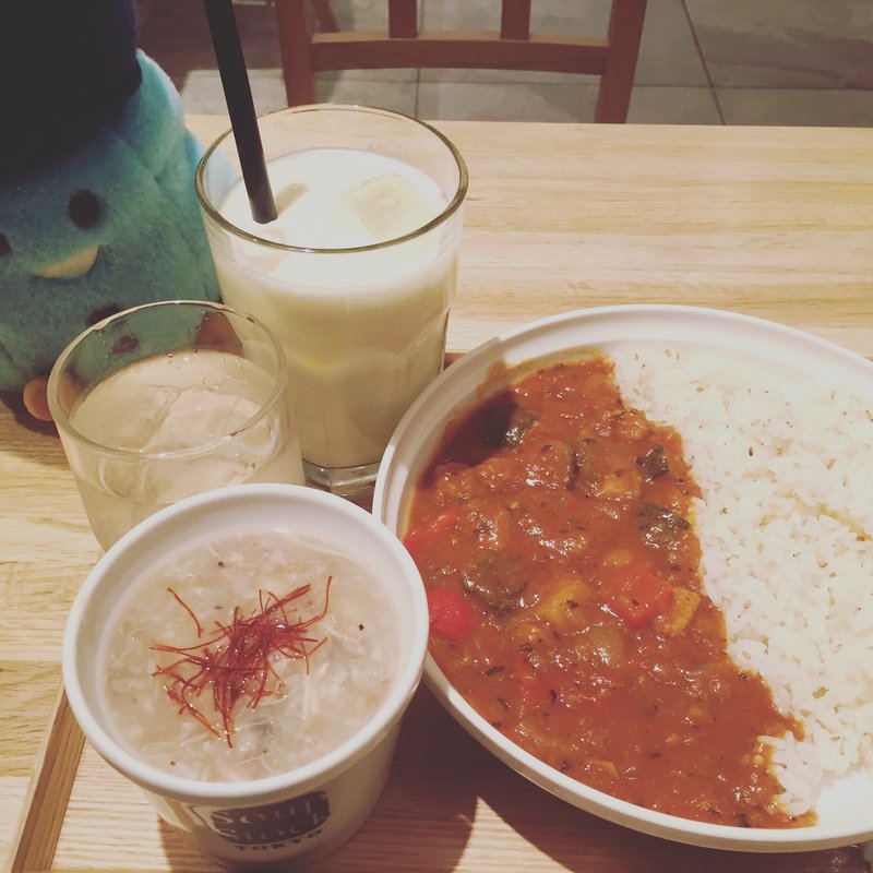 カレーとスープのセット(Soup Stock Tokyo 福岡パルコ店)