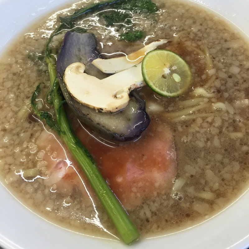 秋の恵みの中華そば並(麺屋　庄太)