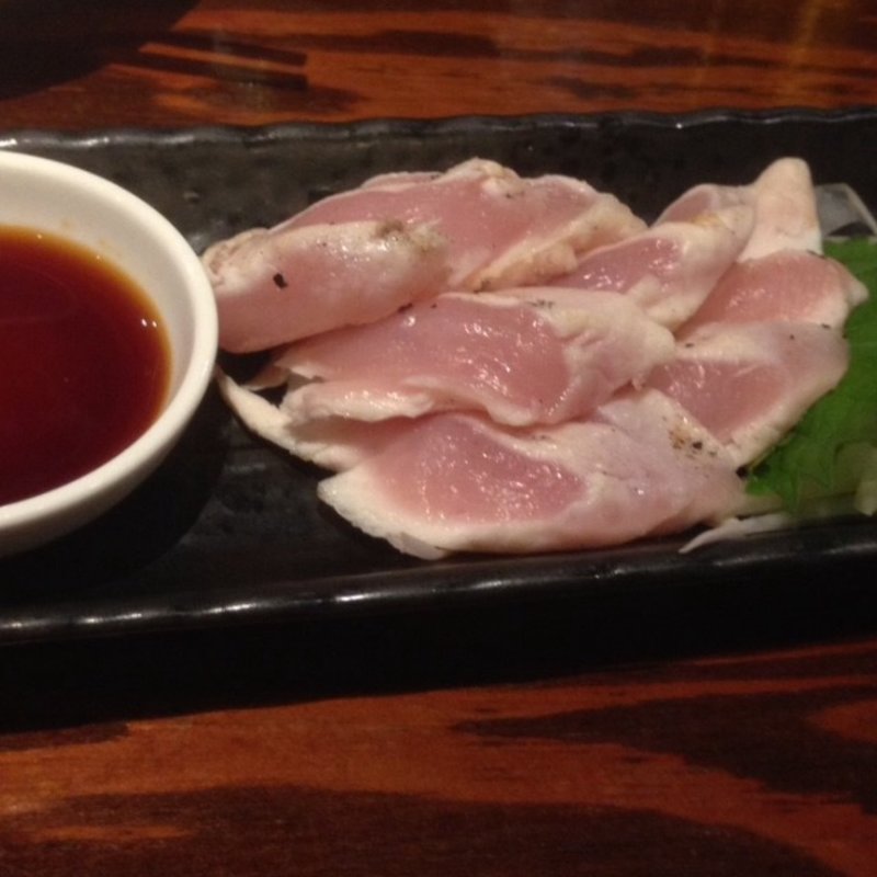 ささみのたたき(地鶏専門 たか鳥 天神橋店)