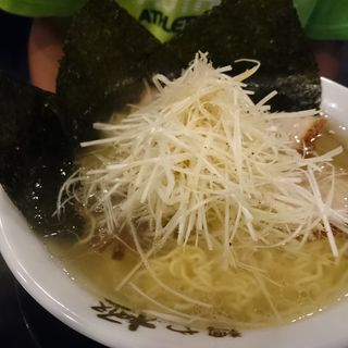 ネギらーめん（細麺）＋海苔(麺や 極)