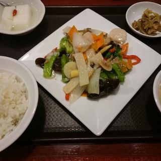 海鮮炒めセット(唐庄酒家)