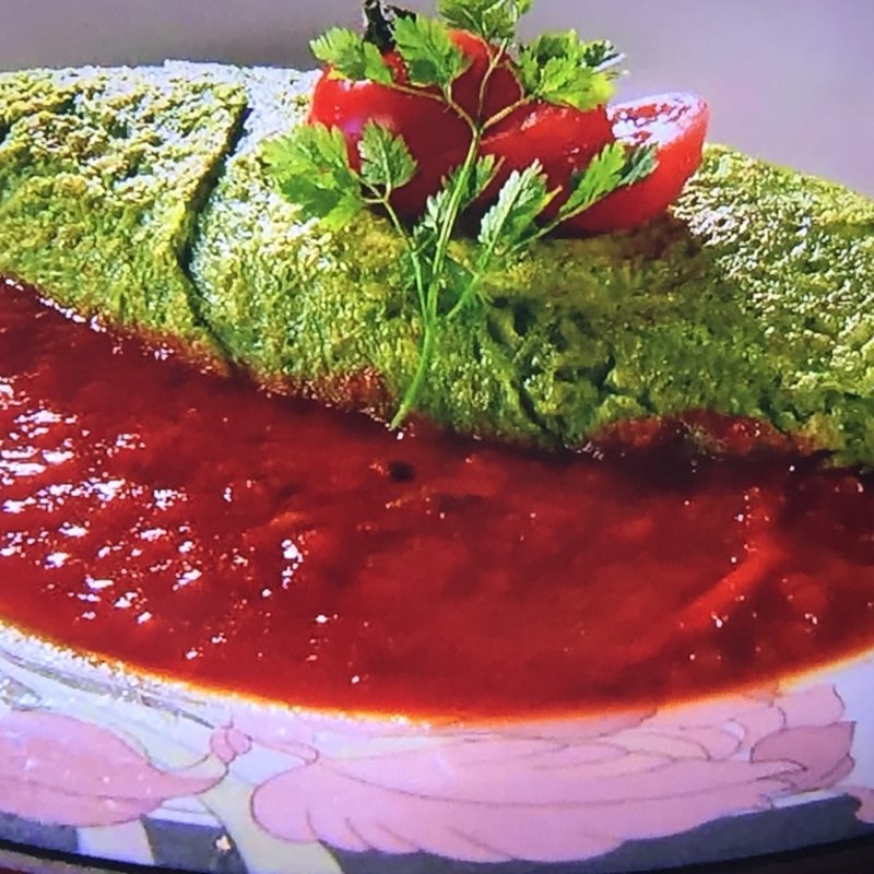 法蓮草オムレツ(OOLUTO Kitchen Bar)