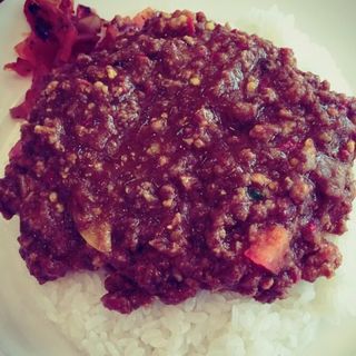 ひき肉・カレー　キーマ（辛口より辛い）(チャナ )