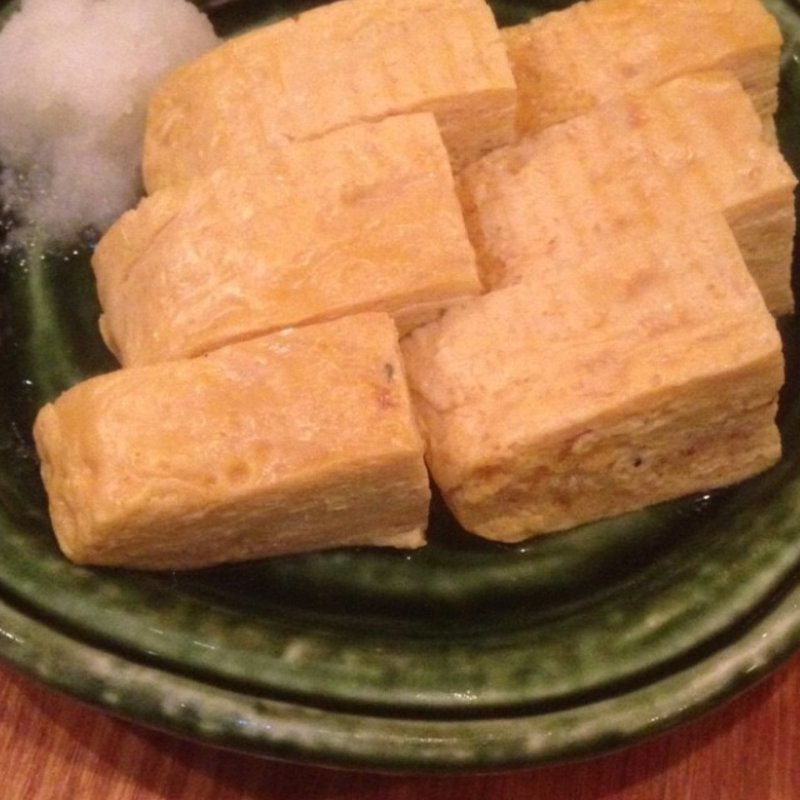 飛来幸地鶏卵の卵焼き(宮崎料理 万作 グランフロント大阪店)