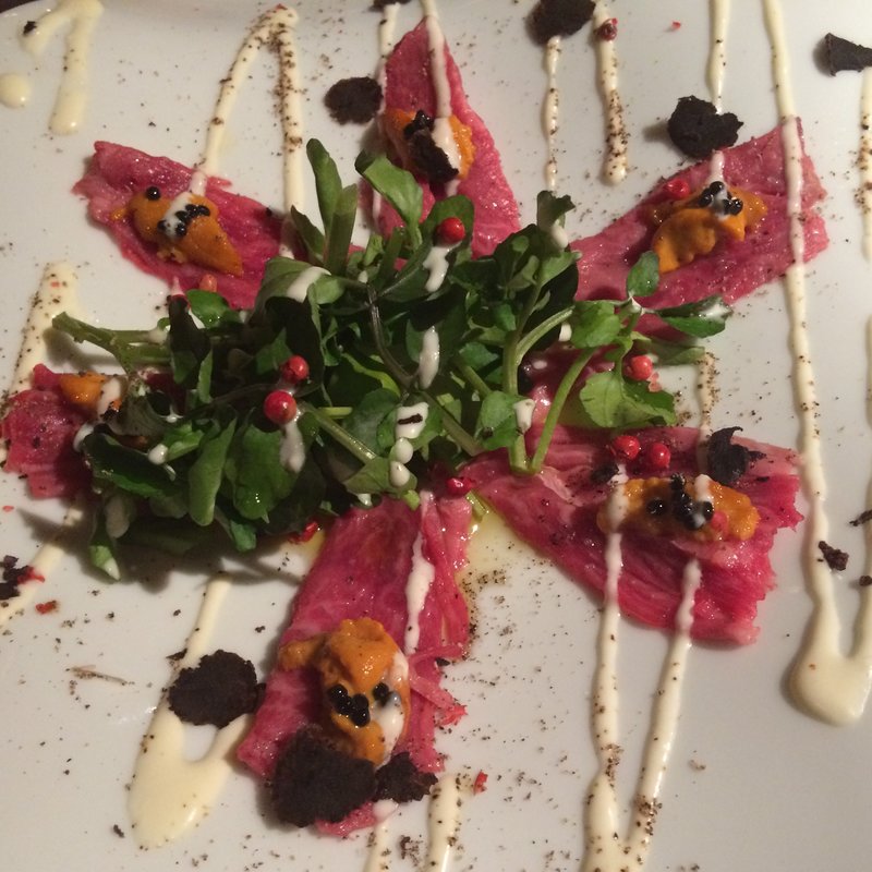 日本一のカルパッチョ(表参道焼肉KINTAN)