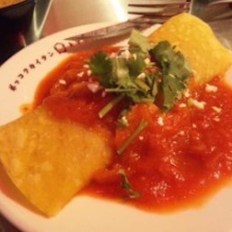 エンチラーダ(とり肉）(墨国回転鶏酒場 梅田茶屋町店 （ボッコクカイテントリサカバ）)