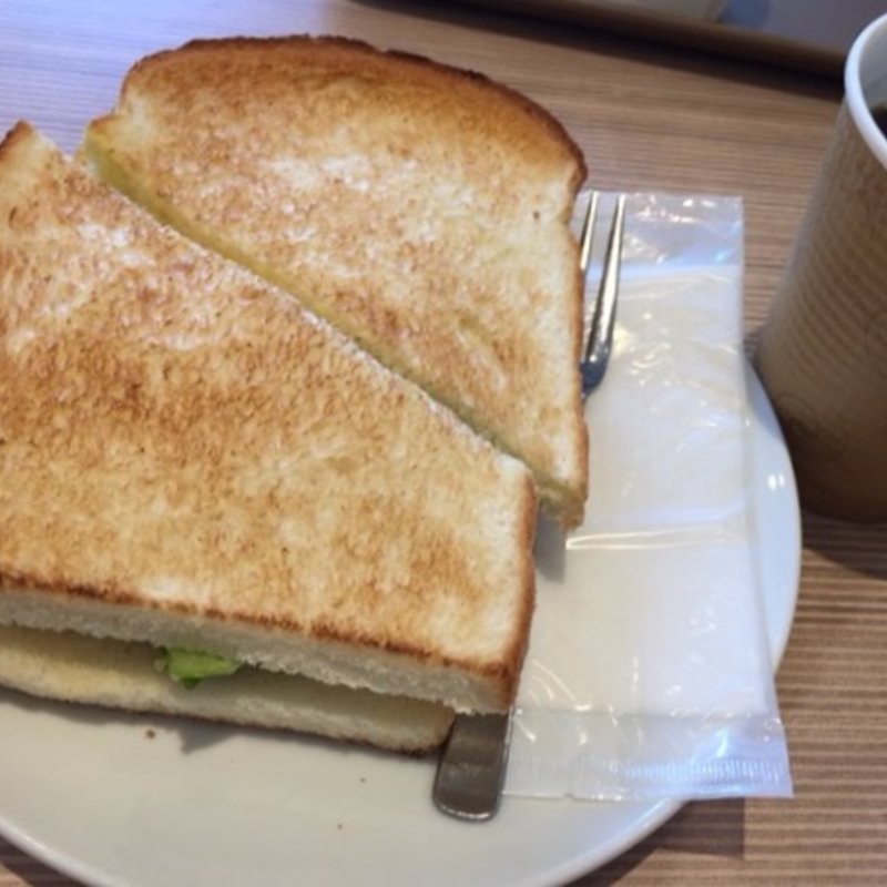 エッグサンド(プロムナードカフェ 南船場店 （PROMENADE CAFE）)