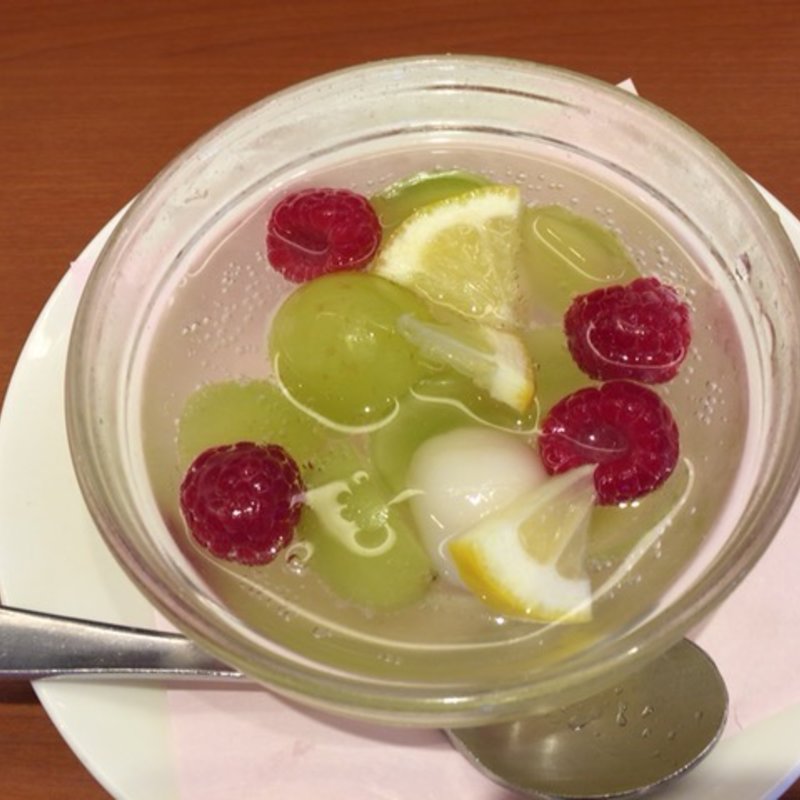 マスカットのフルーツポンチ(和食さと 寝屋川太秦店)