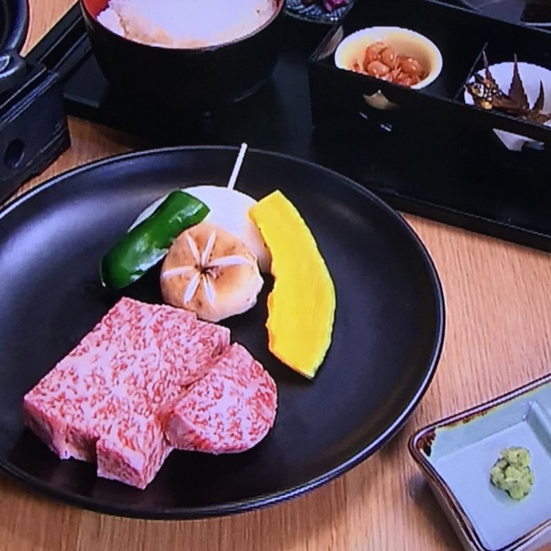 近江牛ステーキ膳(道の駅妹子の郷)