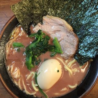 のり半熟味玉ラーメン 並(横浜家系らーめん 二代目武道家)