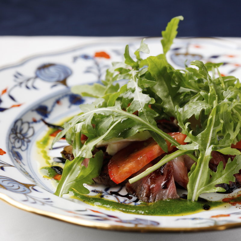 台牛フィレ肉のロースト　旬野菜の付け合せ(モダンフレンチ メザニーン／Mezzanine 日本橋)