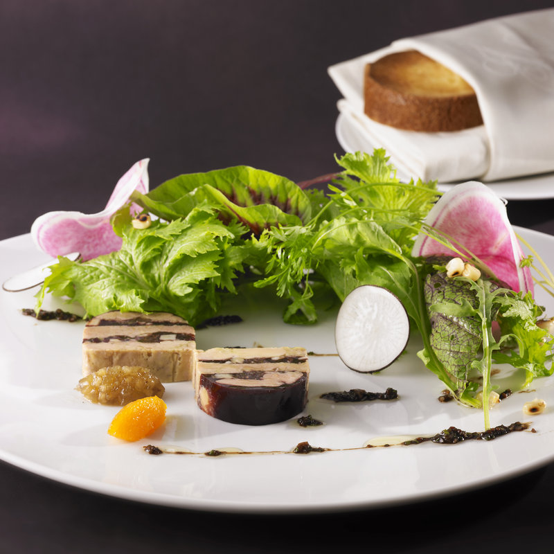 フォワグラといちじくのマーブル仕立て(メゾン エメ・ヴィベール （MAISON AIMEE VIBERT）)