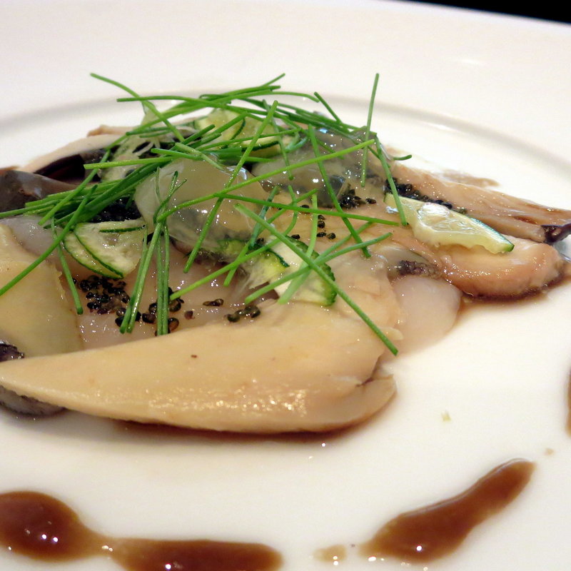 鮑のソテー(オーグードゥジュール メルヴェイユ)