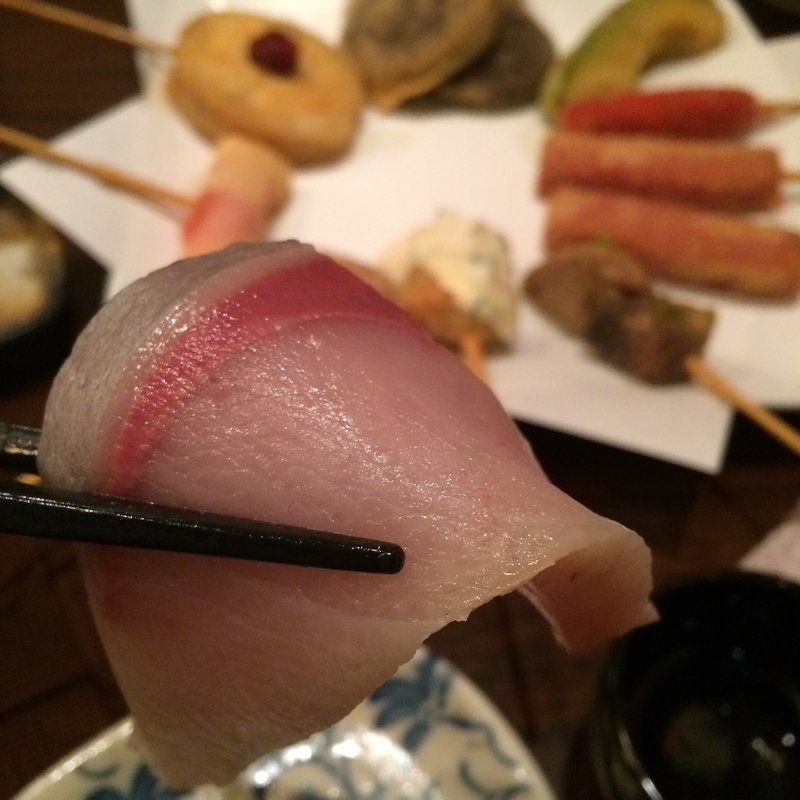 ブリ刺し(ぽくぽく)